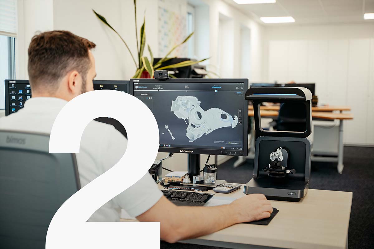 Konstruktion und Prototyp eines Mikroschalters im 3D-Druck
